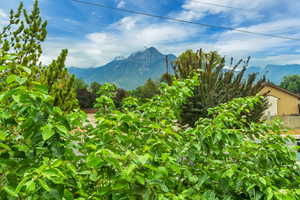 View of mountain background