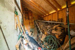 View of storage area