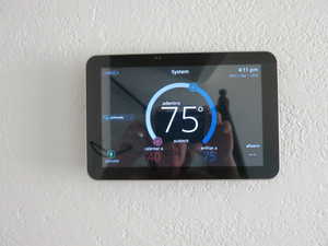 Detailed view of a textured wall