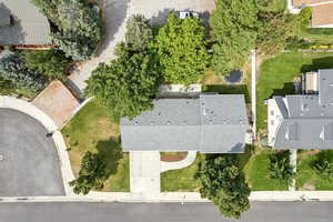 Aerial view of property's location