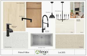 Sample of interior color options