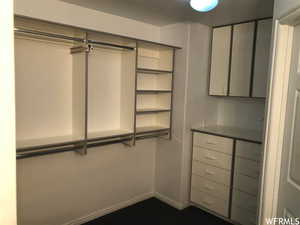 View of spacious closet