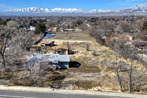 Drone / aerial view of mountains