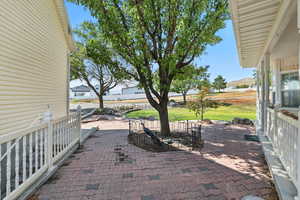 View of patio
