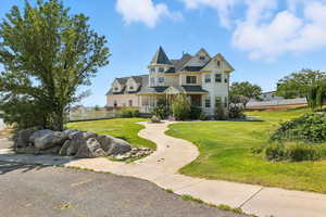 Victorian house with covered porch