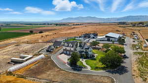 View of rural area with a mountain backdrop