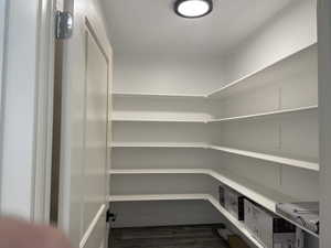 View of storage area