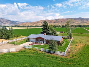 Mountain view featuring rural landscape