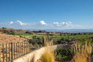 View of mountain backdrop