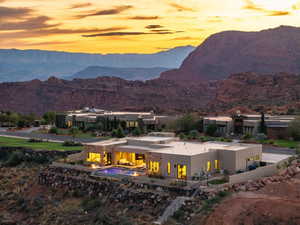 View of mountain background