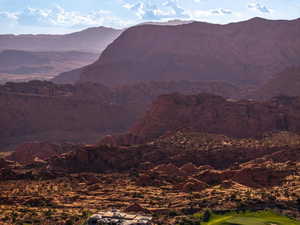 View of mountain background