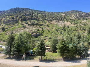 View of mountain background