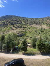 View of mountain background