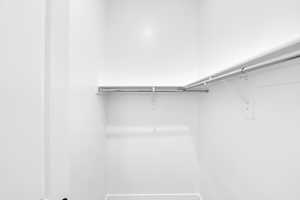 View of spacious closet