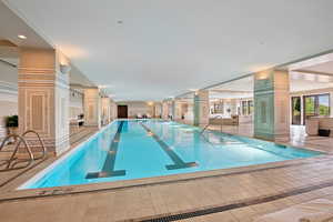 View of indoor community pool