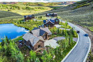 View of subject property featuring a nearby body of water