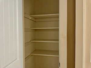 Another useful pantry type closet located next to the kitchen