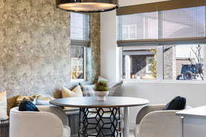 Dining area with breakfast area