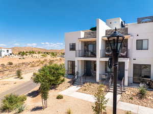 View of property featuring a mountain view