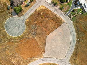 Aerial view of property and surrounding area