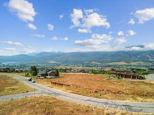 View of mountain background