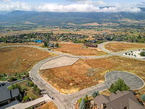 Drone / aerial view of mountains