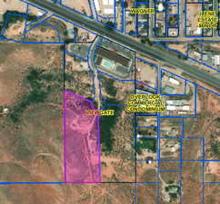 Map / location featuring property boundaries highlighted