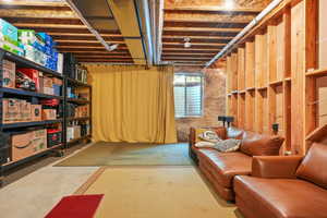 View of basement