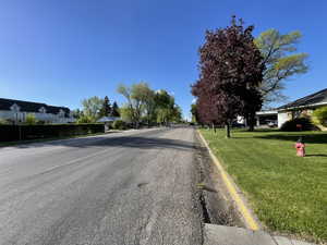 View of asphalt street