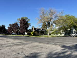 View of asphalt street