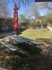 View of community with a patio