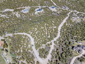 Aerial overview of property's location