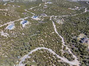 Aerial view of property and surrounding area