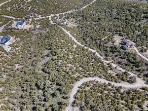 Aerial overview of property's location
