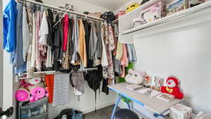 View of spacious closet