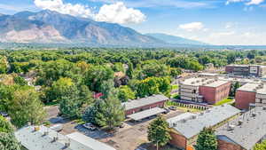 Aerial view of mountains