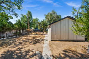 View of outdoor structure