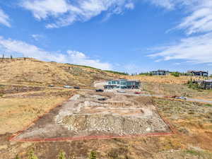 Exterior space with property parcel outlined