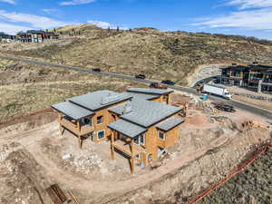 Aerial view of mountains