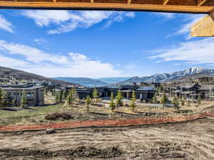 View of mountain backdrop