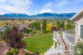 View of mountain background