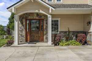 Front entrance to home