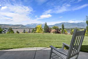 Mountain views from almost all sides of this magnificent home