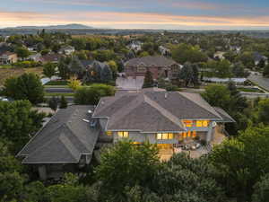 Home on the east bench overlooking the valley