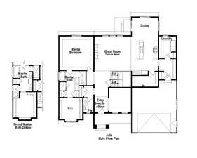 View of floor plan / room layout