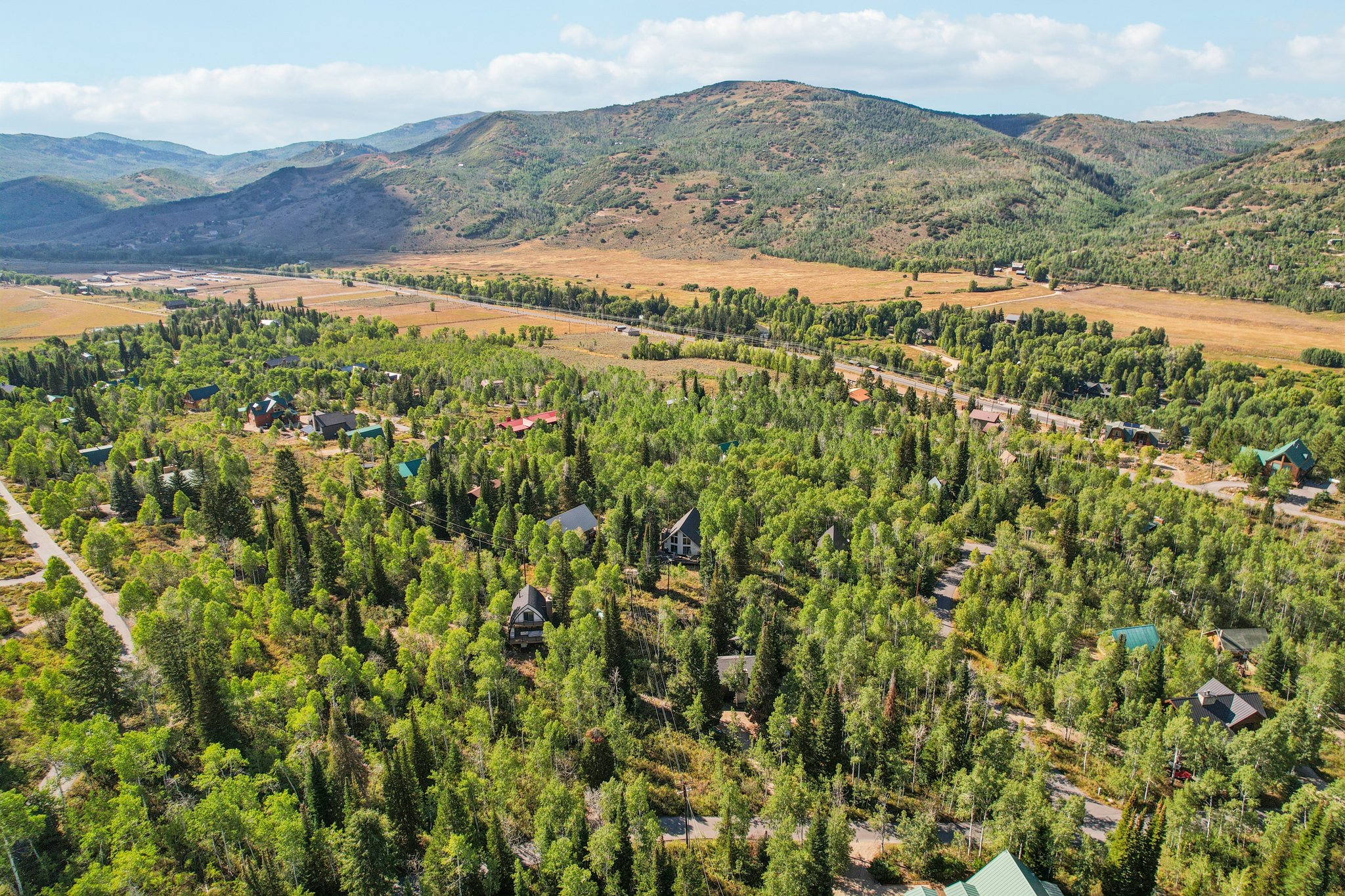 View of mountain background