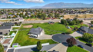 Aerial perspective of 1.8 acre property