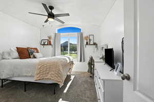 Bedroom with fan