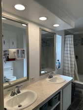 Fully updated move in ready spacious  3 bed 2 bath home with LVP flooring, cozy fireplace, updated kitchen,  designer accent walls and more.