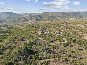 View of property location featuring mountains